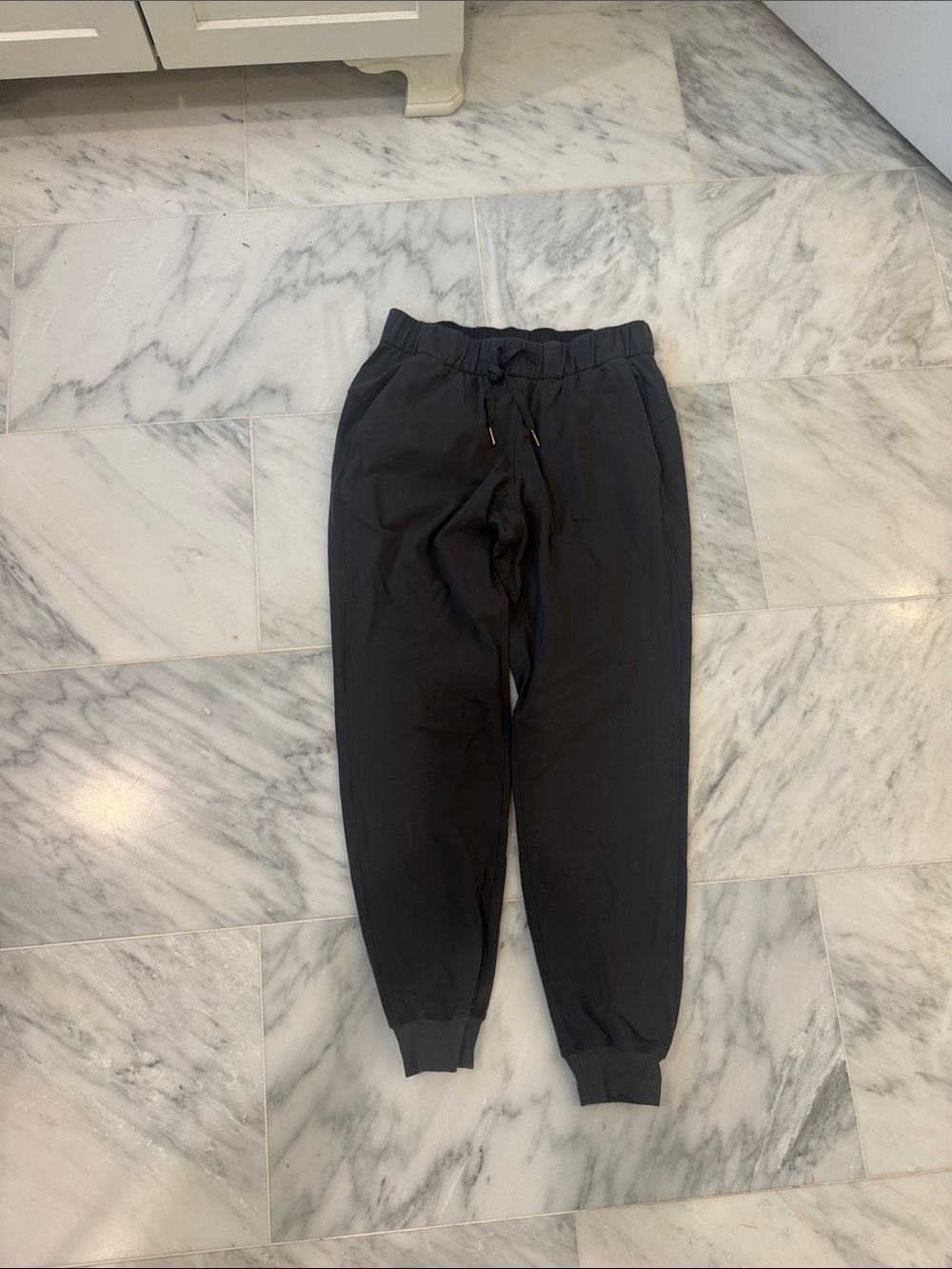 lululemon athletica  women’s Black Slim Jogger Pants with Drawstring